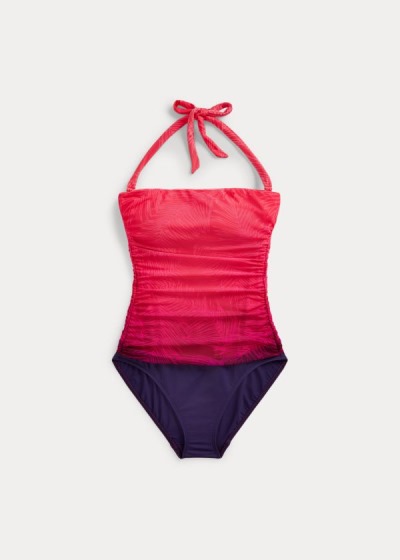 One-Piece Ralph Lauren Mujer Rosas - Ombré Bandeau - VSIQG4613